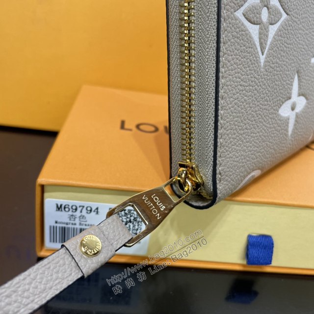 LV專櫃新款錢包 路易威登Zippy零錢包 Monogram圖案壓紋 M80481 LV拉鏈短錢包  ydh4393